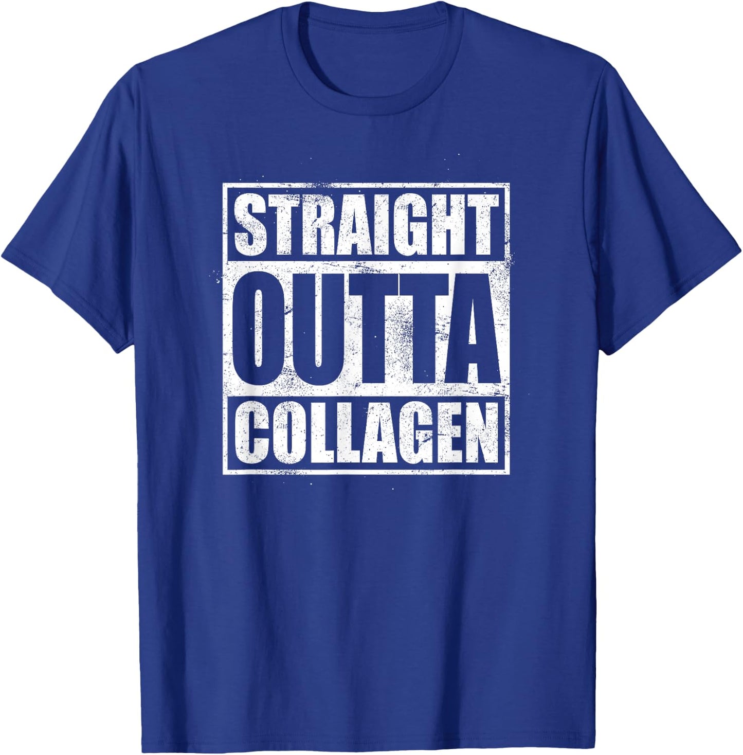 Straight Outta Collagen Ehlers Danlos Syndrome Shirt T-Shirt - T-Shirt | Royal