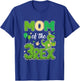 Mom Of The Three Rex Birthday Dinosaur Family Matching T-Shirt - T-Shirt | Royal