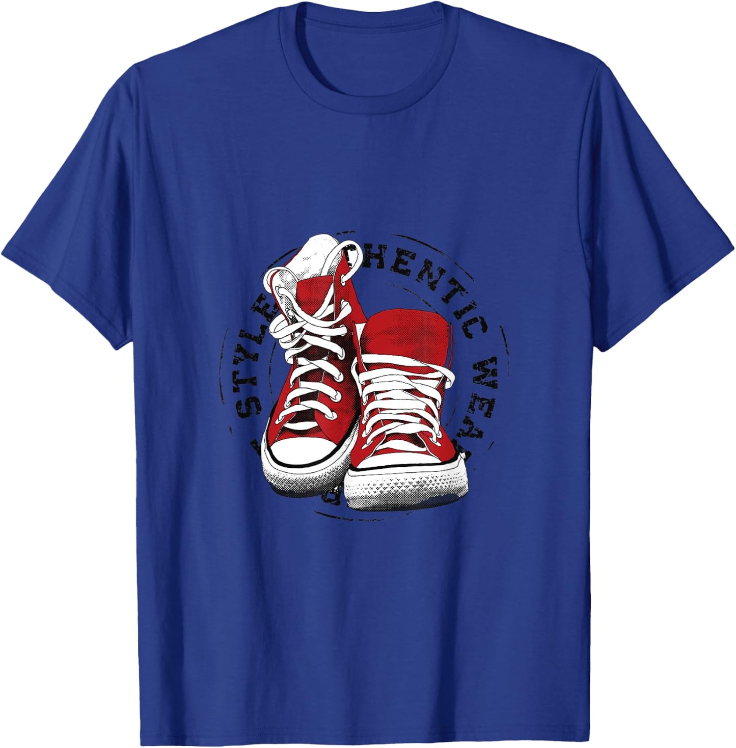 Sneakers illustration T-Shirt - T-Shirt | Royal