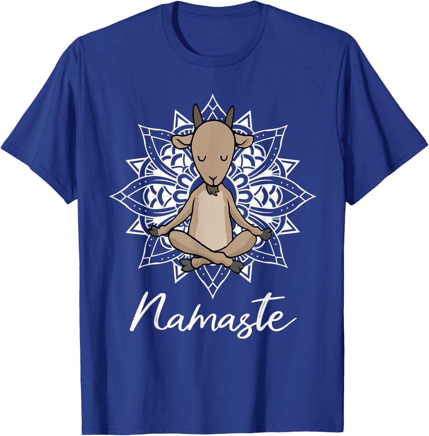 Goat Yoga for a Yoga Workout Fan T-Shirt - T-Shirt | Royal