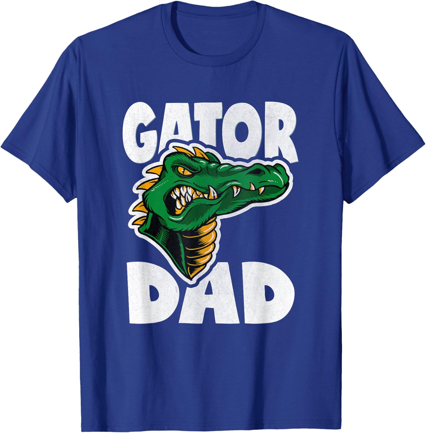 Gator Dad Vintage Retro Monster Alligators Father Men T-Shirt - T-Shirt | Royal