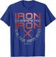Iron Sharpens Iron = Holy Christian Bible Verse T-Shirt - T-Shirt | Royal