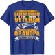 Being Desert Storm Veteran Is An Honor Grandpa Is Priceless T-Shirt - T-Shirt | Royal