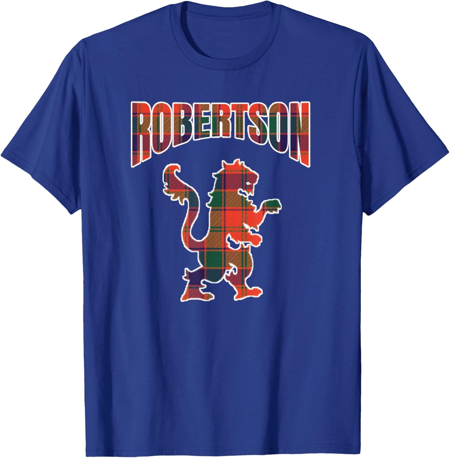 Robertson Clan Kilt Tartan Lion Namesake Scottish T-Shirt - T-Shirt | Royal