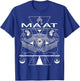 Egyptian Goddess Maat Shirt Kemetic Ankh Pyramid Africa T-Shirt - T-Shirt | Royal