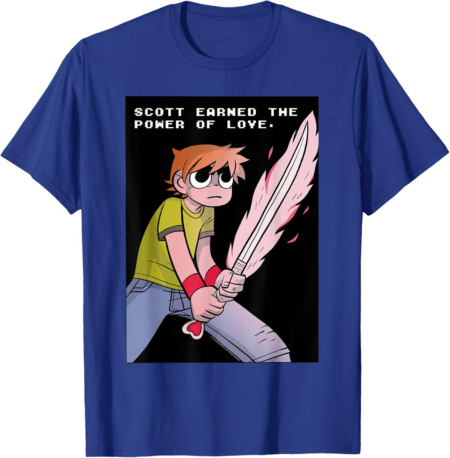Scott Pilgrim Vs. The World Earned The Power of Love T-Shirt - T-Shirt | Royal
