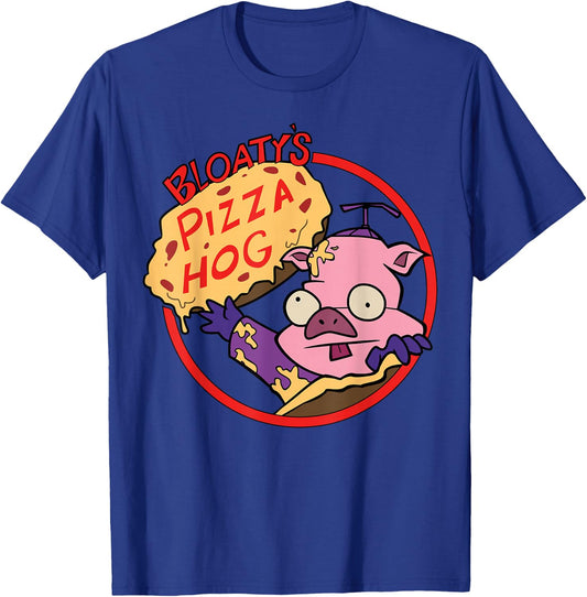 Nickelodeon Bloaty's Pizza Hog Graphic T-Shirt - T-Shirt | Royal
