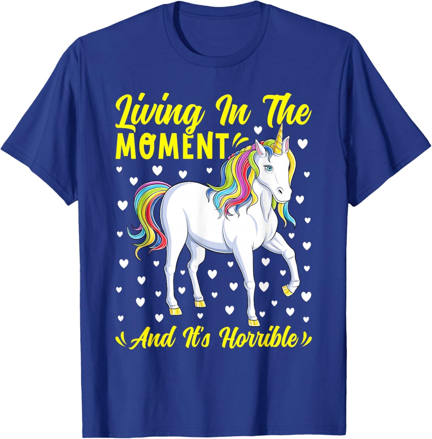 Funny Unicorn Joke Meme Adult Humor Unicorns Lover T-Shirt - T-Shirt | Royal