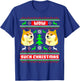 Doge Meme Funny Doge shirt Dog Ugly Christmas T-Shirt - T-Shirt | Royal