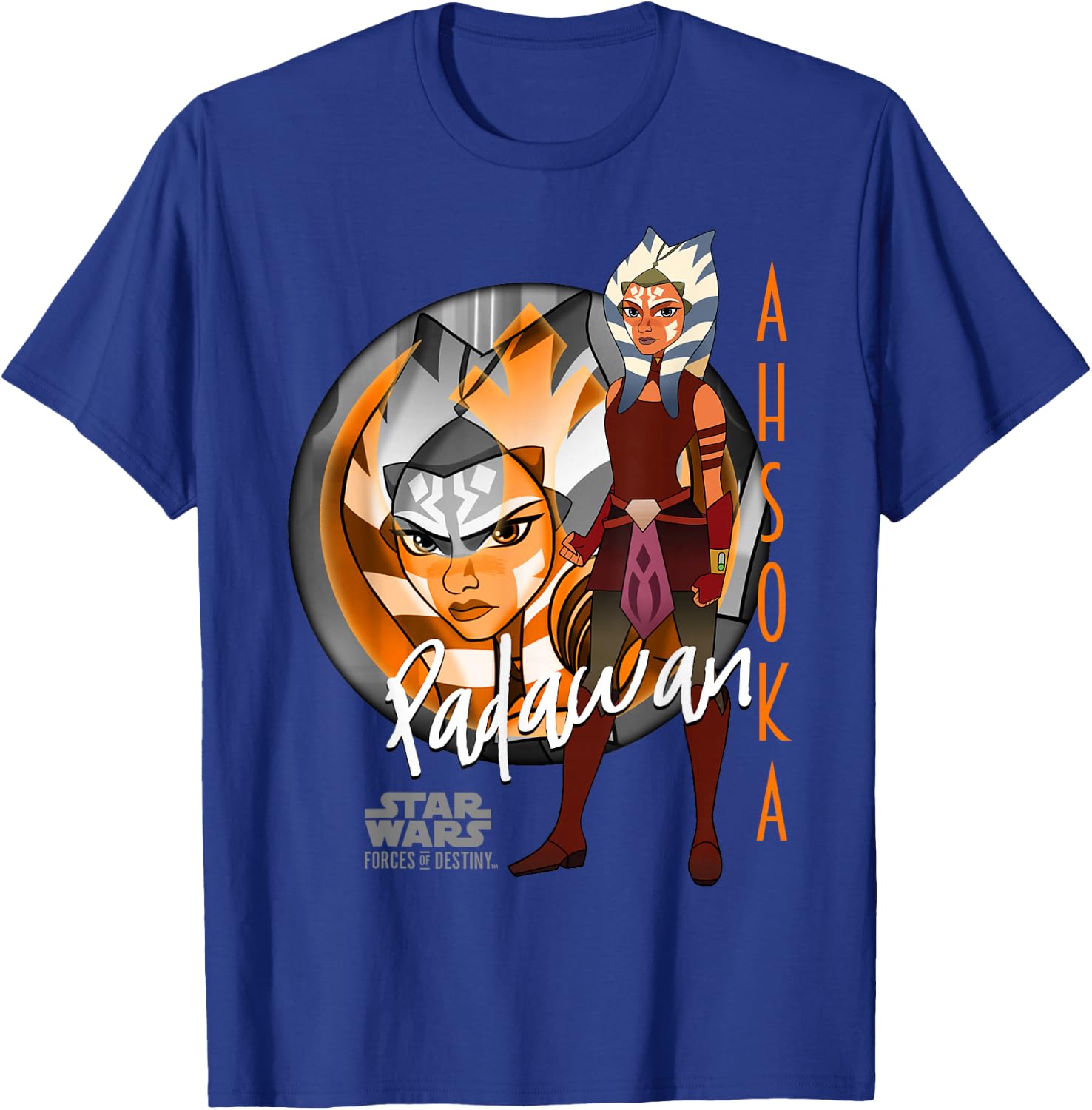Star Wars Forces of Destiny Ahsoka Padawan Graphic T-Shirt - T-Shirt | Royal