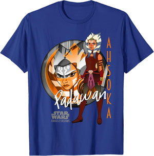Star Wars Forces of Destiny Ahsoka Padawan Graphic T-Shirt - T-Shirt | Royal