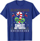 Sweet But Twisted Funny Candy Cane Ugly Christmas Sweater T-Shirt - T-Shirt | Royal