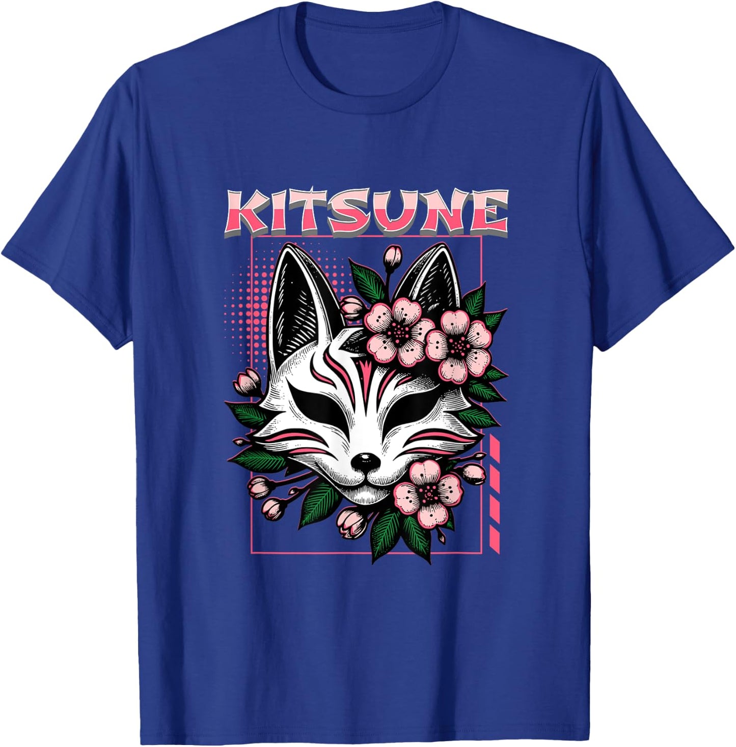 Geisha with cherry blossoms Vintage Sakura Japanese Art T-Shirt - T-Shirt | Royal