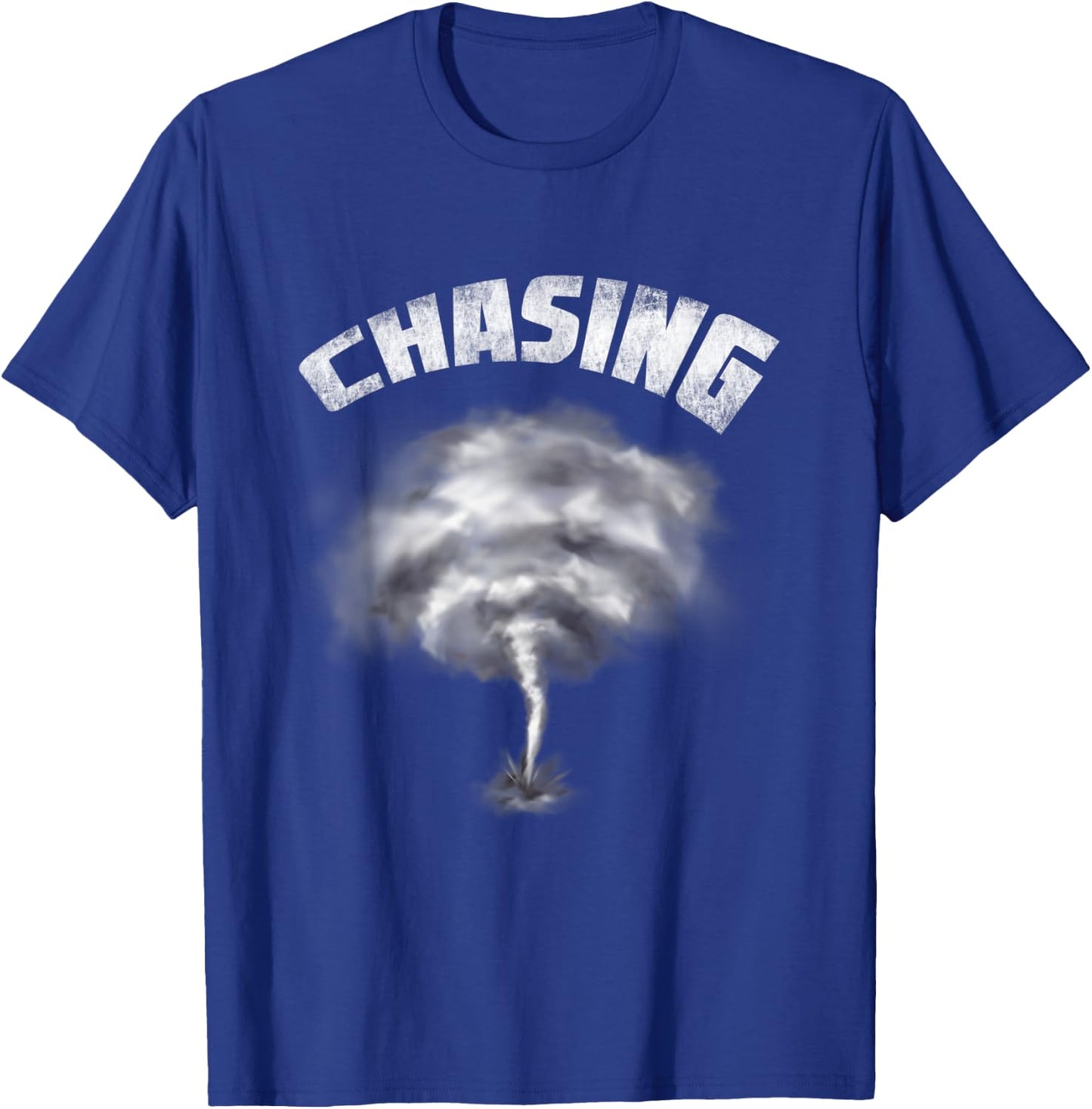 Storm Chaser Meteorologist Weather Tornado Hurricane Chasing T-Shirt - T-Shirt | Royal