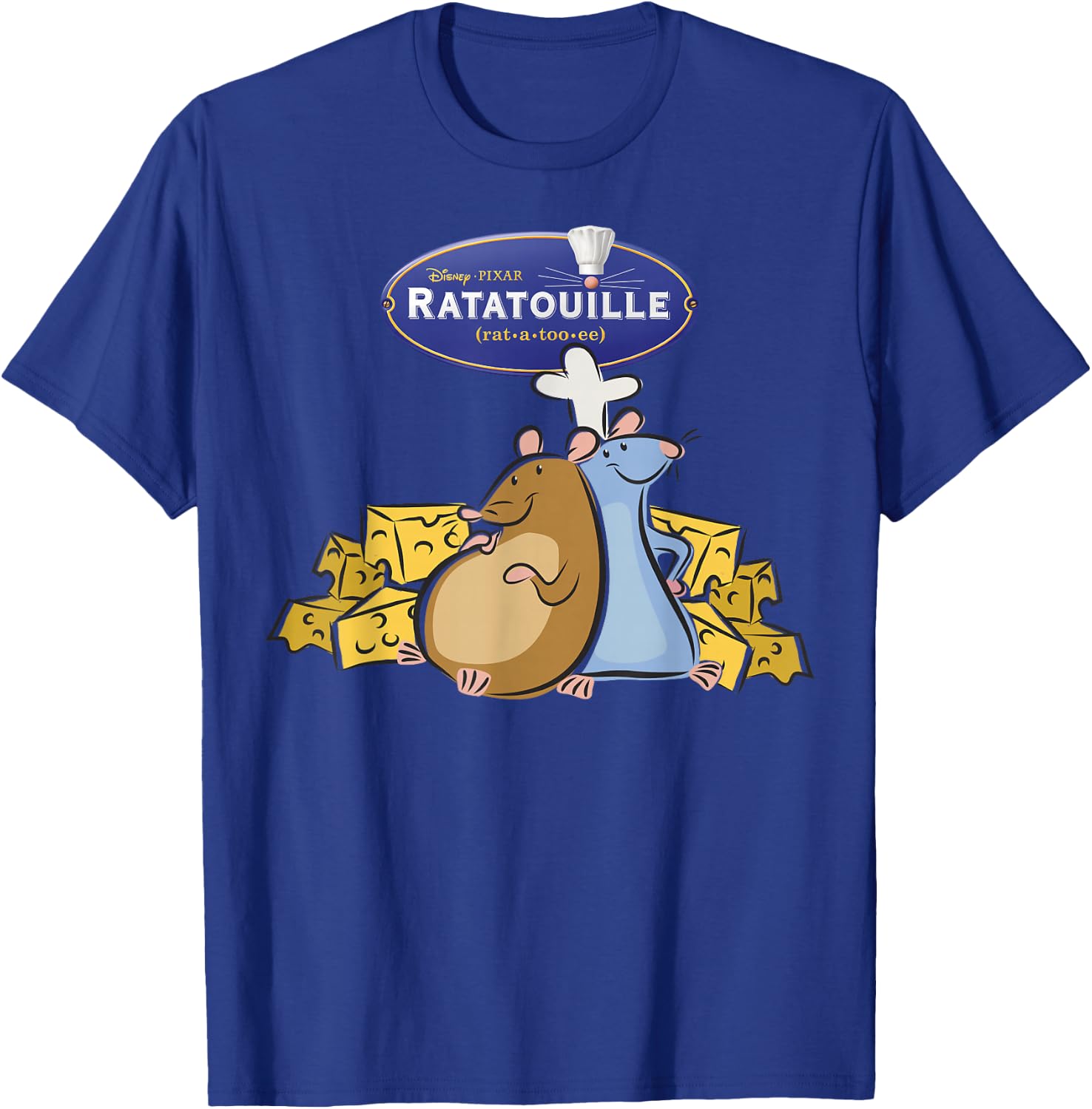 Disney Pixar Ratatouille Title Logo Poster T-Shirt - T-Shirt | Royal