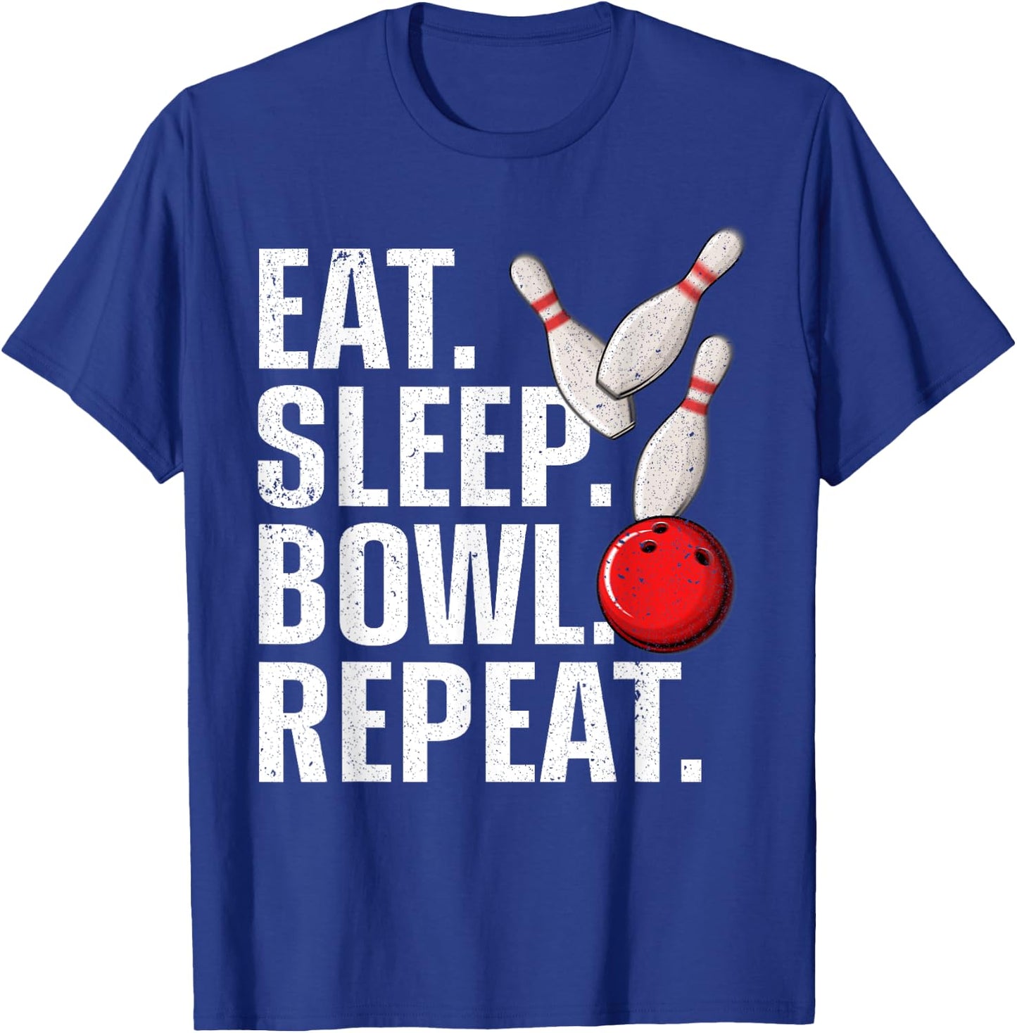Cool Bowling Novelty Women Bowling Team Gag Bowler T-Shirt - T-Shirt | Royal