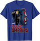 Marvel Infinity War Captain America Profile Graphic T-Shirt - T-Shirt | Royal