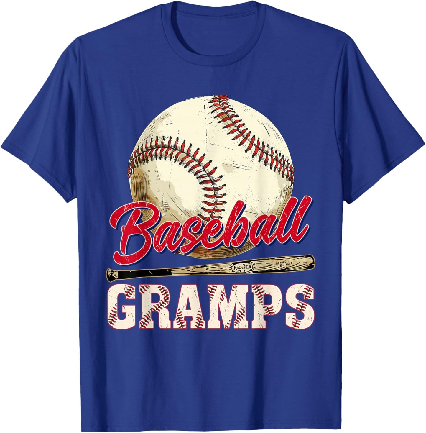 Gramps Vintage Baseball Gramps T-Shirt - T-Shirt | Royal