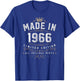 Made In 1966 T Shirt - All Original Parts 53rd Birthday Gift T-Shirt - T-Shirt | Royal