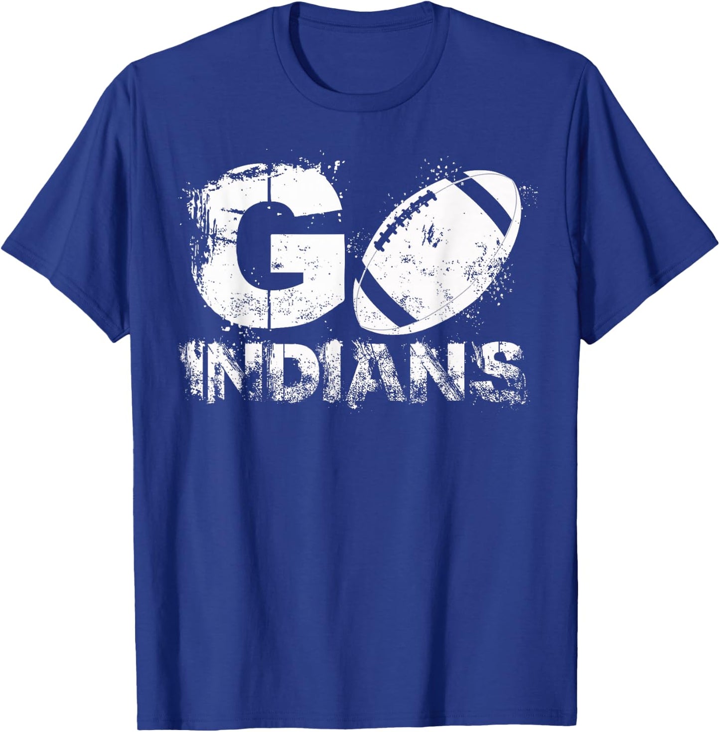 Go Indians Football shirt T-Shirt - T-Shirt | Royal