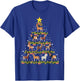 Horses Christmas Tree Horse Xmas Ornaments T-Shirt - T-Shirt | Royal