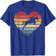 Retro Sunset Horse Lover Rider Equestrian Horseman Gifts T-Shirt - T-Shirt | Royal