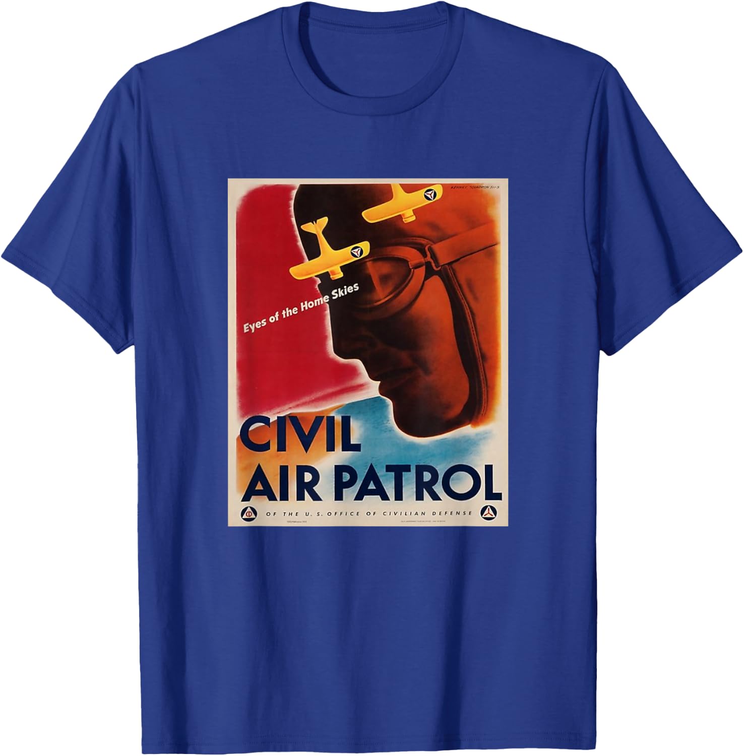 Civil Air Patrol Vintage T-Shirt - T-Shirt | Royal