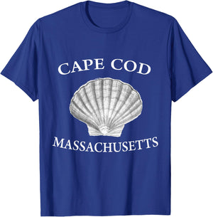 Cape Cod Seashell T Shirt T-Shirt - T-Shirt | Royal