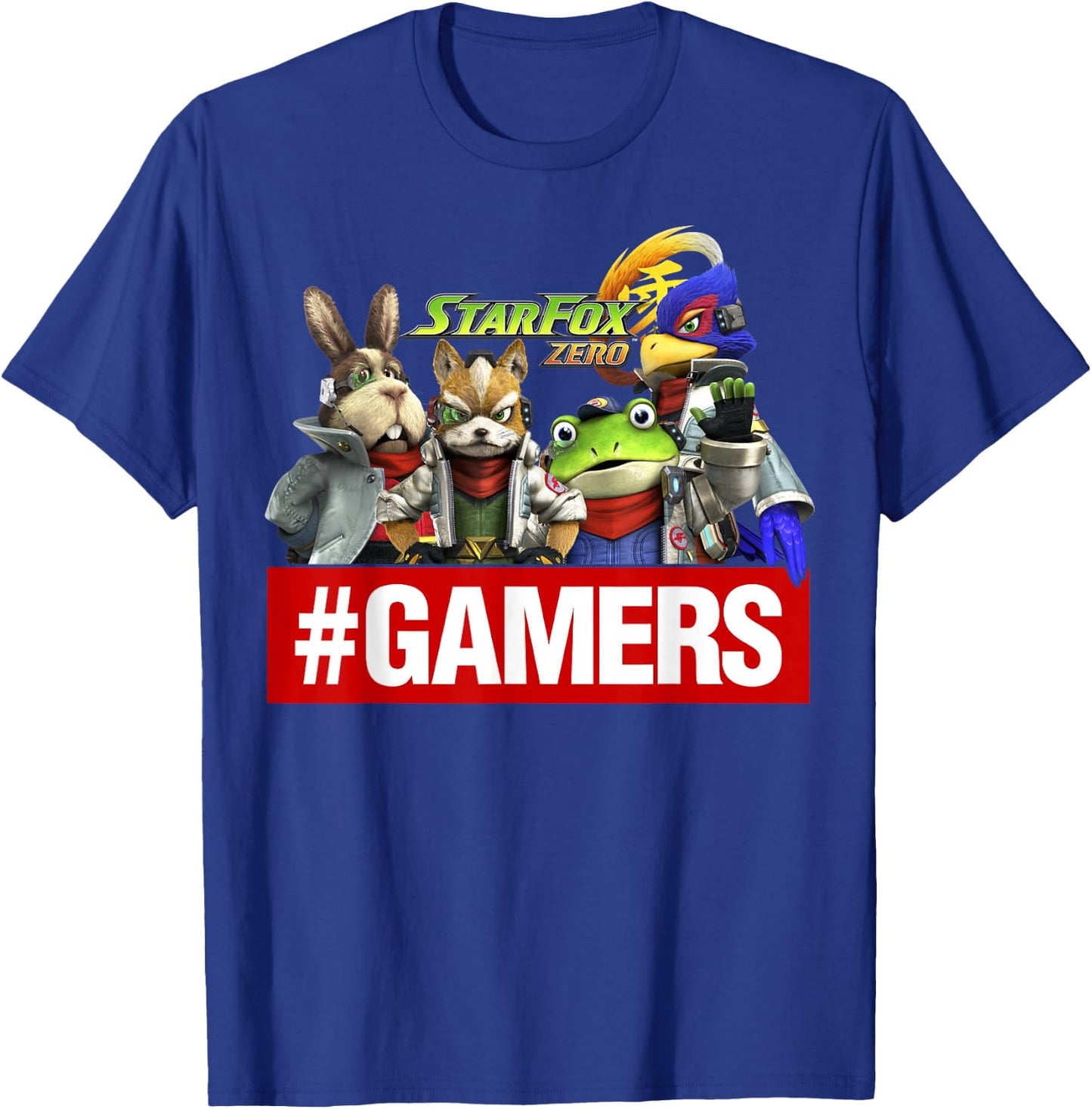 Nintendo Star Fox Zero Gamers Group Shot Graphic T-Shirt - T-Shirt | Royal