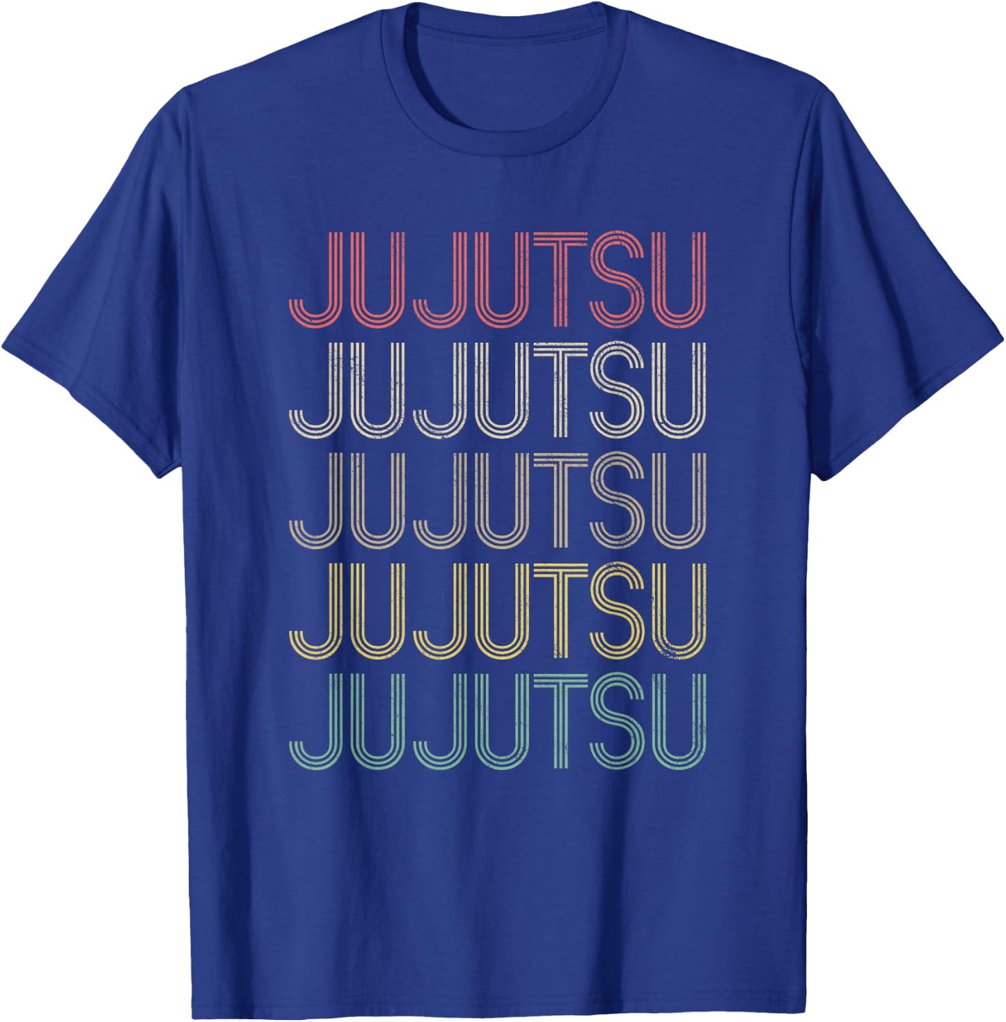 Retro Style Jujutsu T-Shirt - T-Shirt | Royal