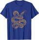 King Cobra Hissing Distressed Snake Lover Gift T-Shirt - T-Shirt | Royal