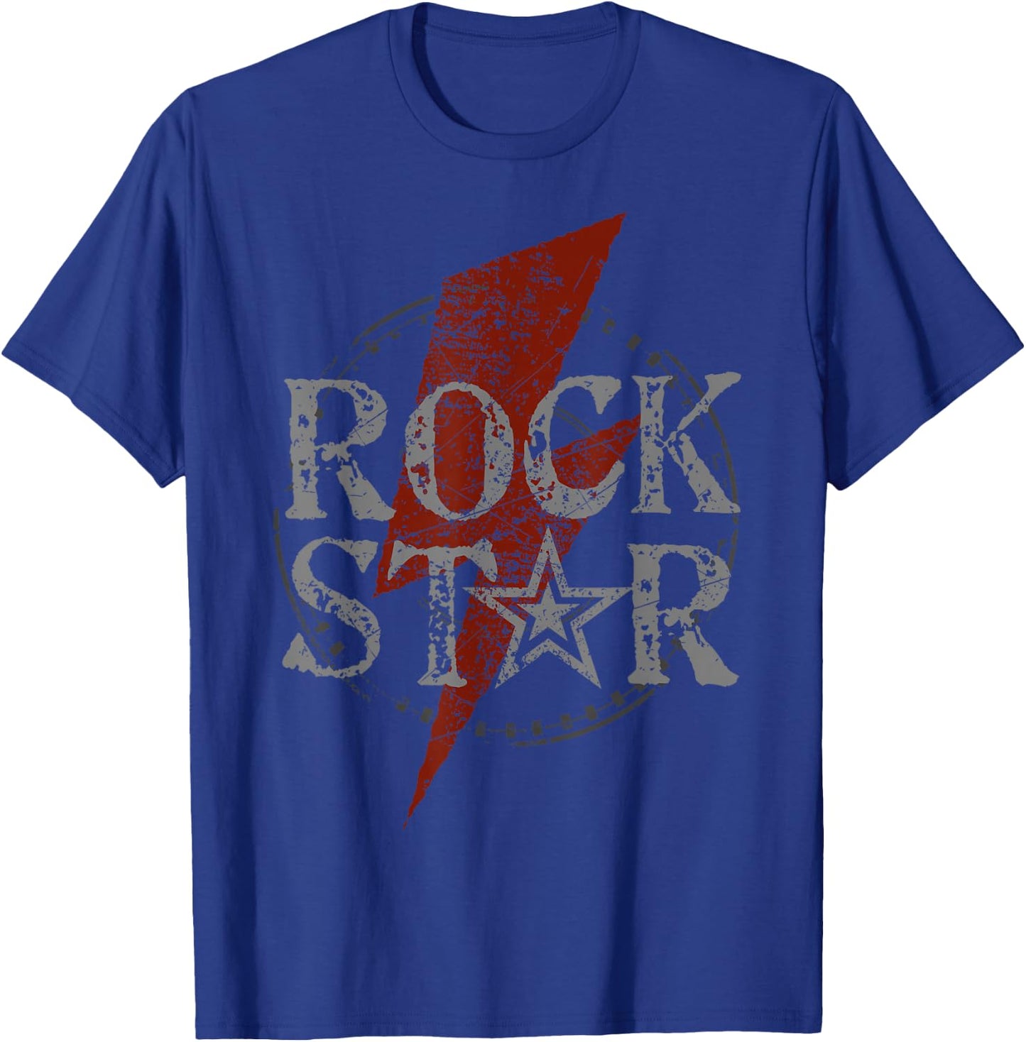 Rock Star Music Fan Gift graphic Rock N Roll Star T-Shirt - T-Shirt | Royal