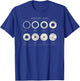 Vintage Photographer DSLR Camera Lens Aperture Chart Aperture T-Shirt - T-Shirt | Royal