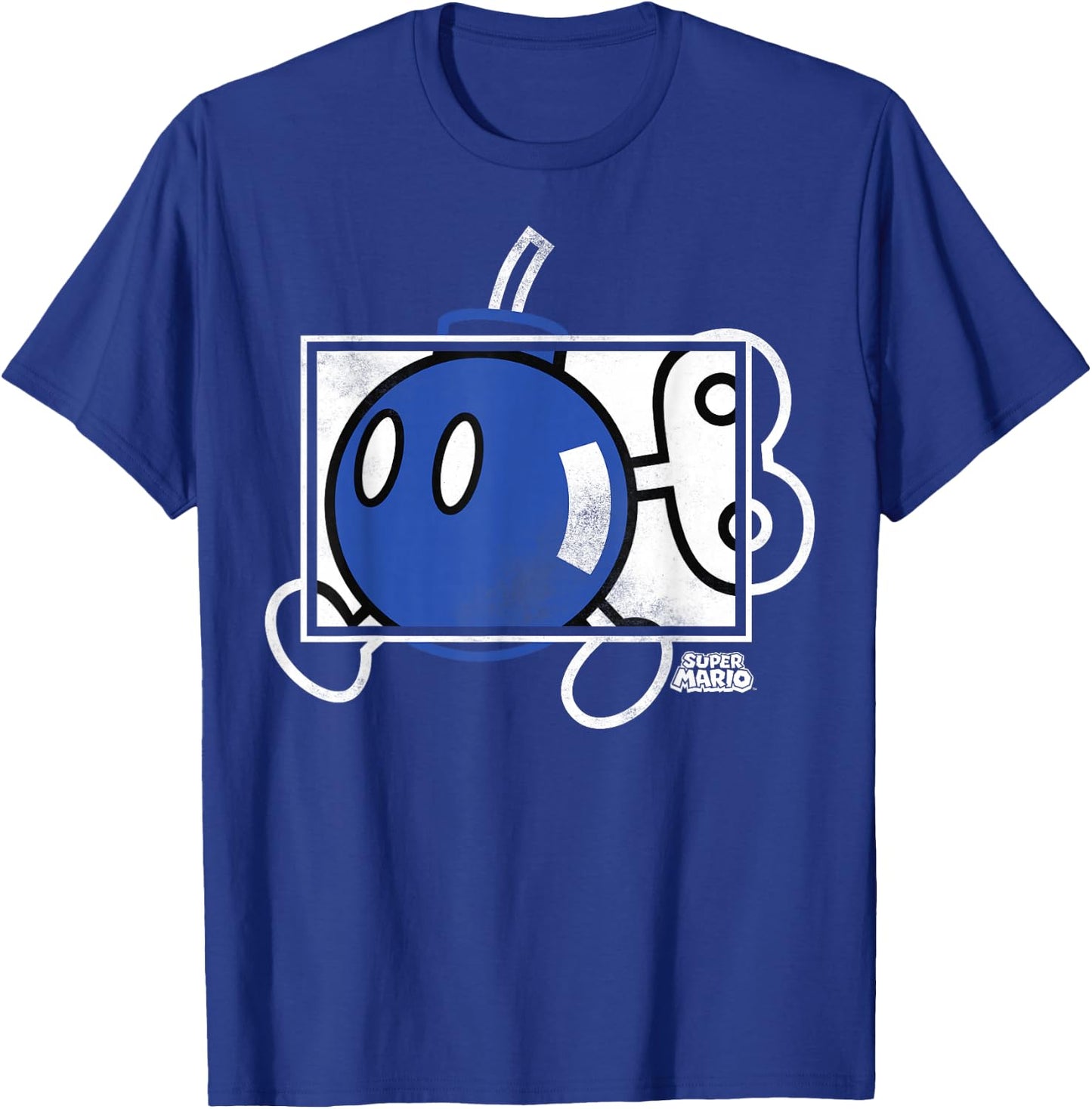 Nintendo Super Mario Bob-Omb X-Ray Graphic T-Shirt - T-Shirt | Royal