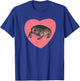 Cute Black Desert Rain Frog Love Heart T-Shirt - T-Shirt | Royal