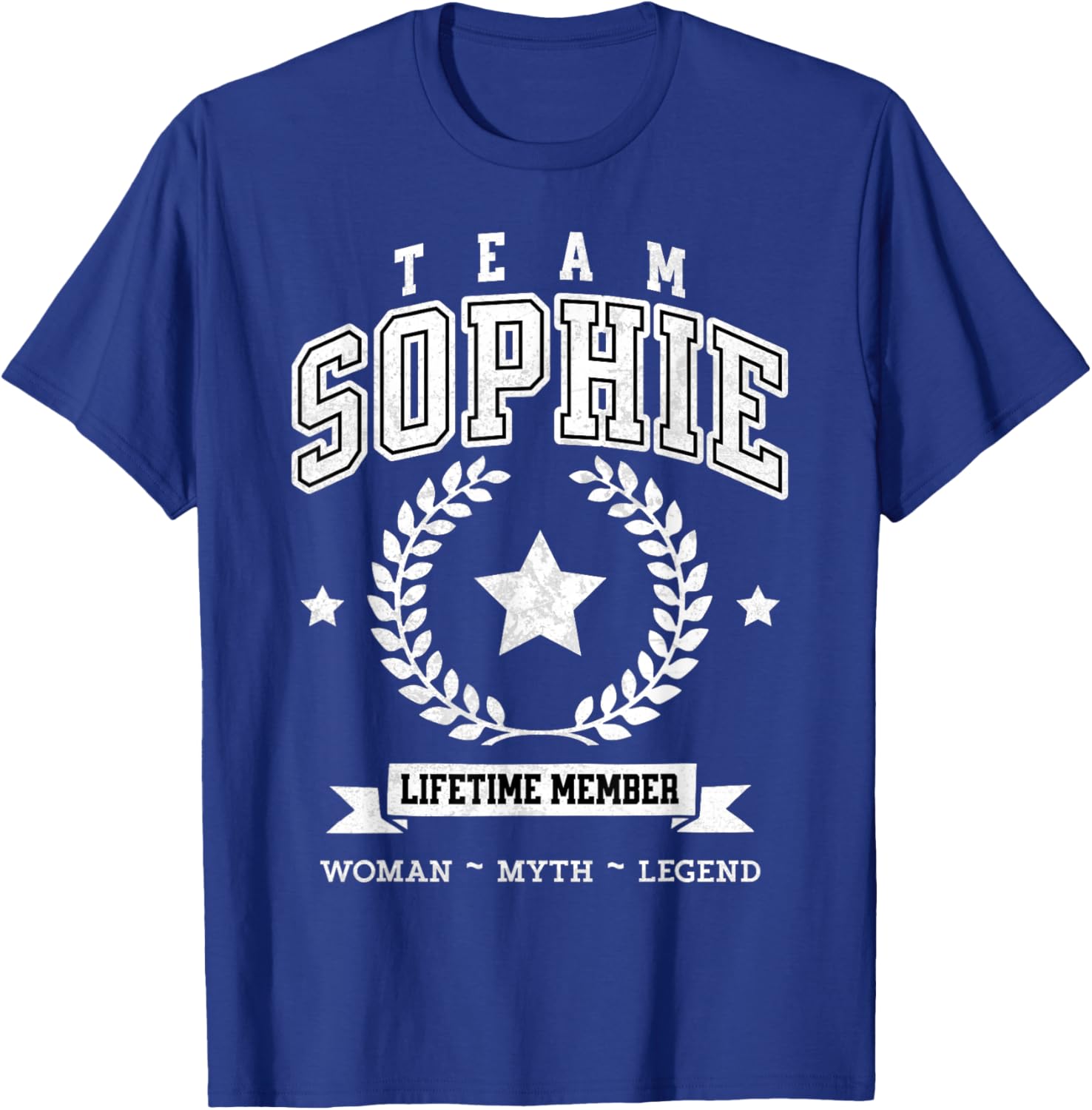 Team Sophie Lifetime Member Funny Name Support T-Shirt - T-Shirt | Royal