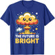 Funny Future is Bright Sarcastic Kawaii Mushroom Cloud T-Shirt - T-Shirt | Royal