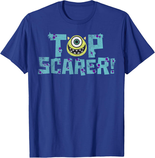 Disney Pixar Monsters Inc. Mike Wazowski Top Scarer T-Shirt - T-Shirt | Royal