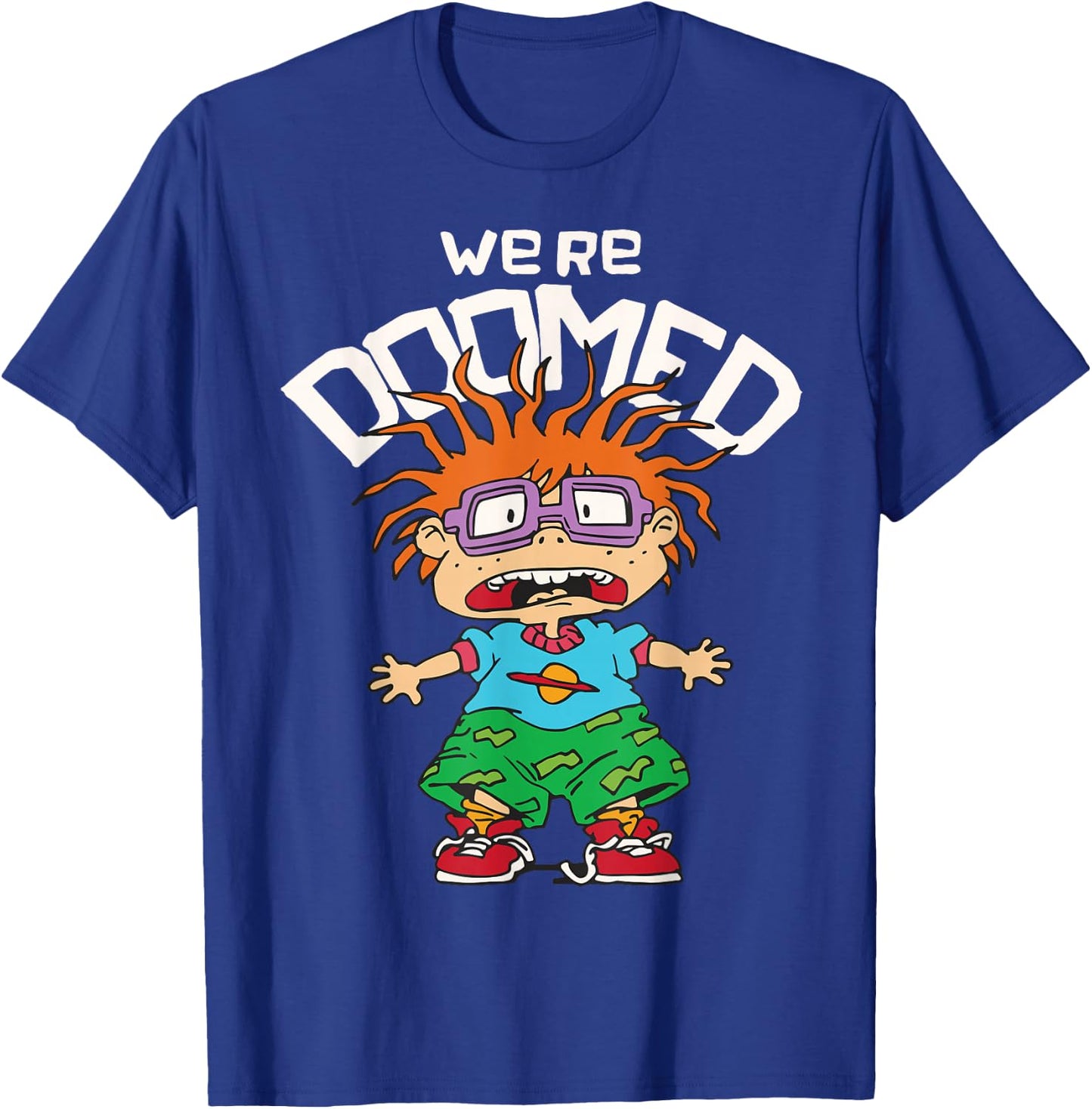 Rugrats Chuckie We're Doomed Small T-Shirt - T-Shirt | Royal