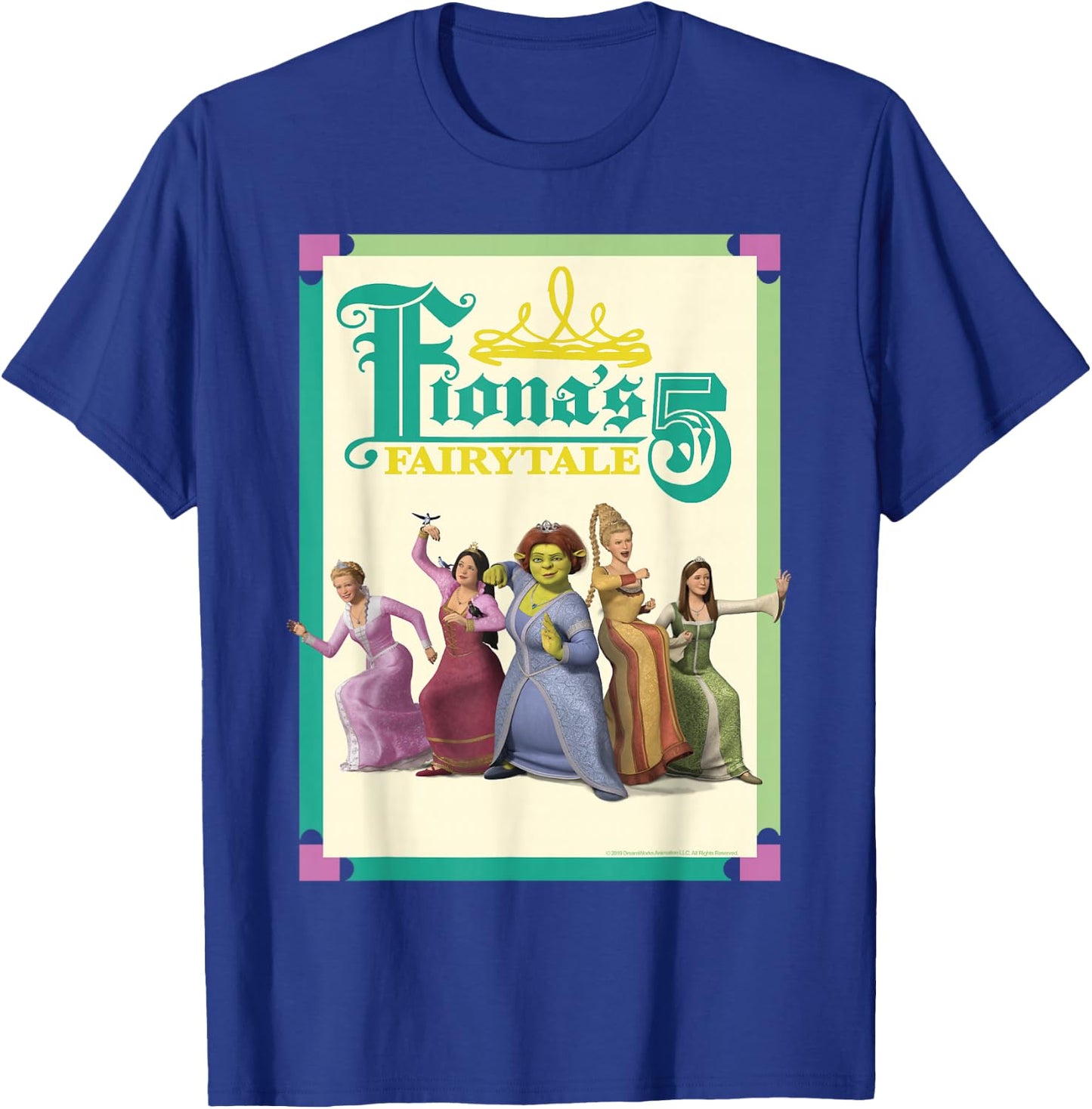 Shrek The Third Princess Fiona's Fairytale 5 Group T-Shirt - T-Shirt | Royal