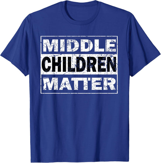 Medium Children's Matter Funny Siblings Brother Sister T-Shirt - T-Shirt | Royal