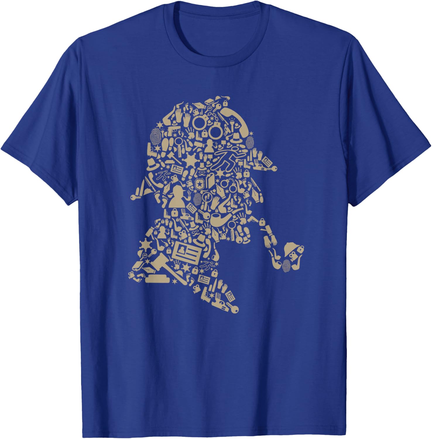Sherlock Holmes UK Detective Novel Retro British T-Shirt - T-Shirt | Royal