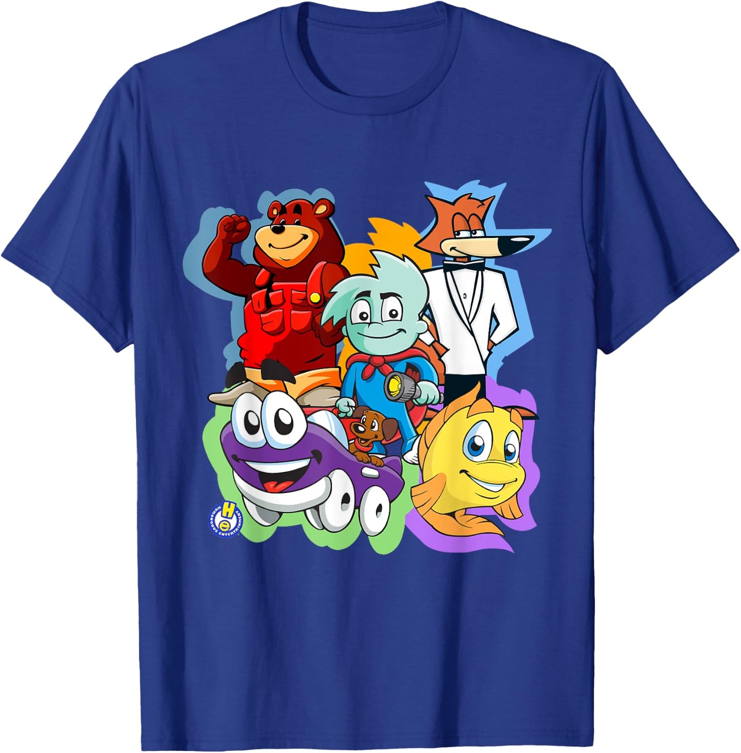 Humongous Entertainment: Humongous All-Stars T-Shirt - T-Shirt | Royal
