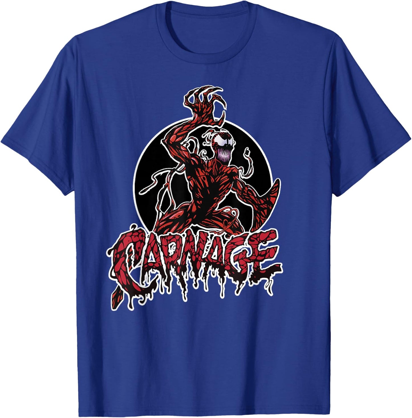 Marvel Carnage Portrait Logo T-Shirt - T-Shirt | Royal