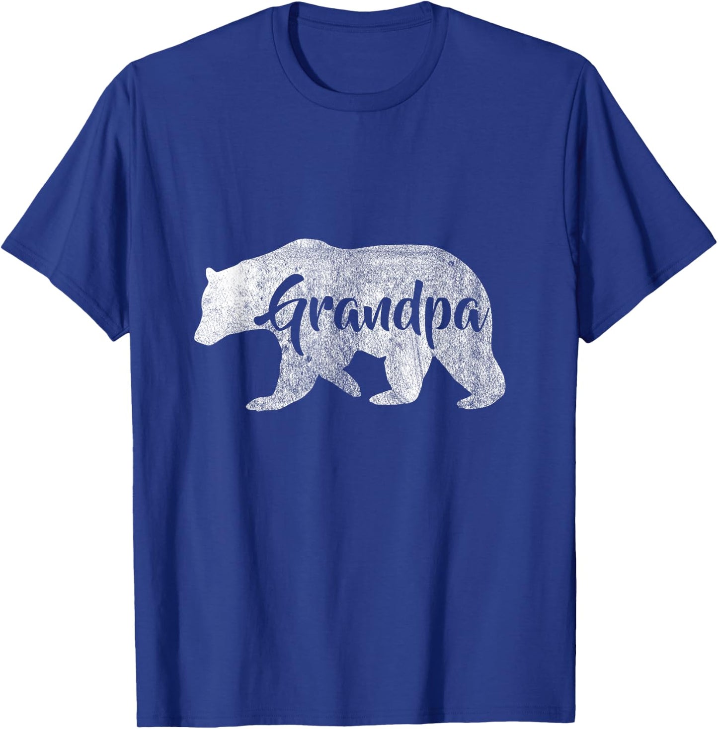 Men's Grandpa Bear Awesome Camping Gramps T-Shirt - T-Shirt | Royal
