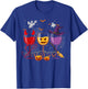 Three Glasses Of Wines Funny Halloween Wine Lover T-Shirt - T-Shirt | Royal