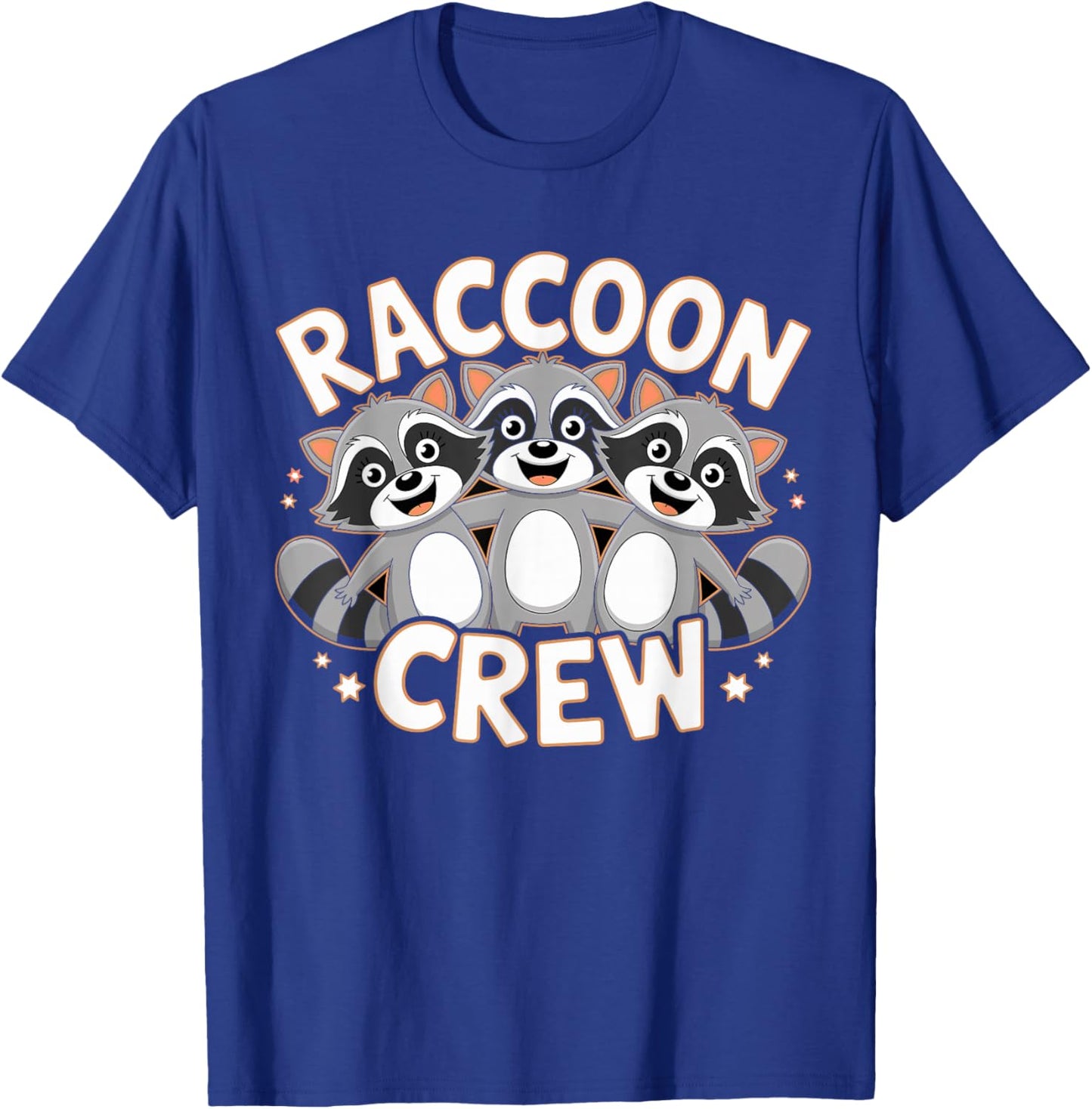 Raccoon Crew | Raccoons Product Raccoon Lover Stuff Raccoon T-Shirt - T-Shirt | Royal
