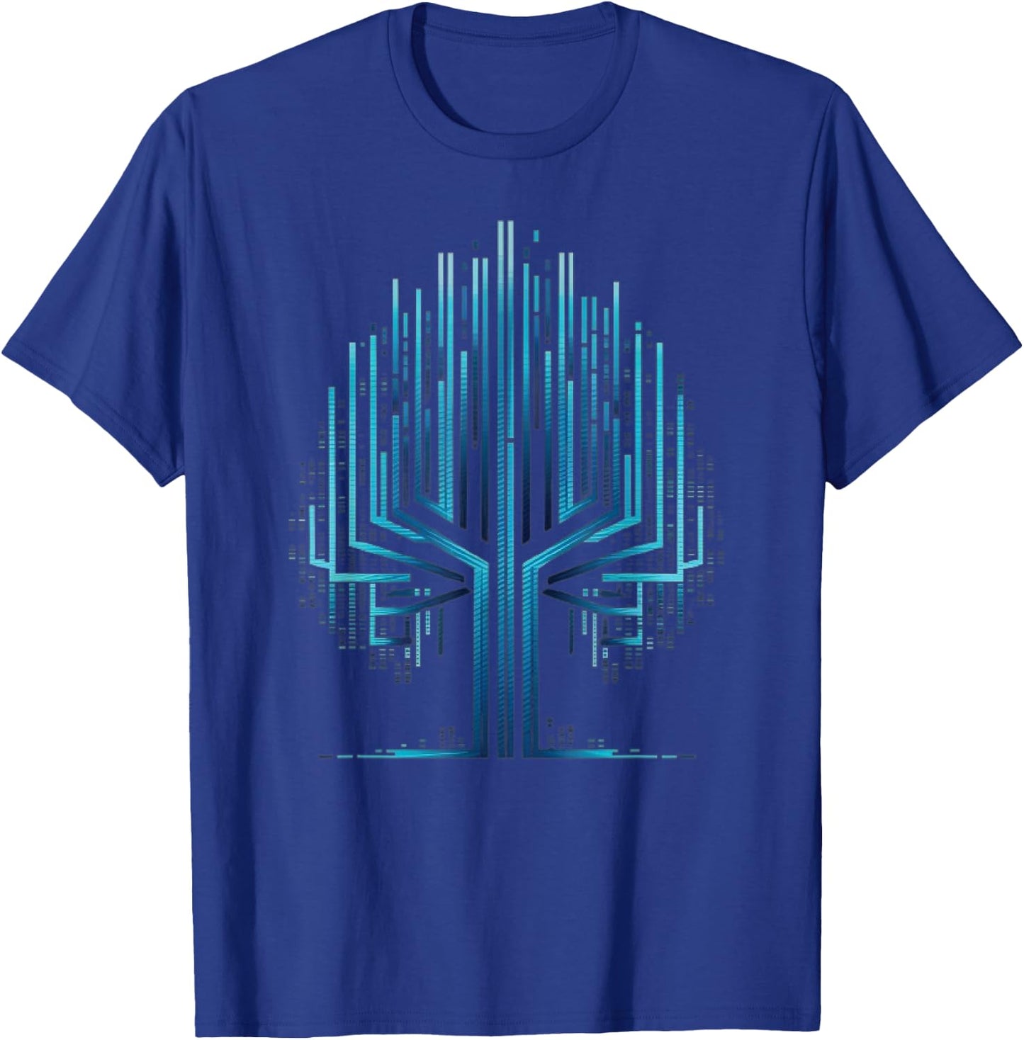 Binary Tree Coding Computer Programmer T-Shirt - T-Shirt | Royal