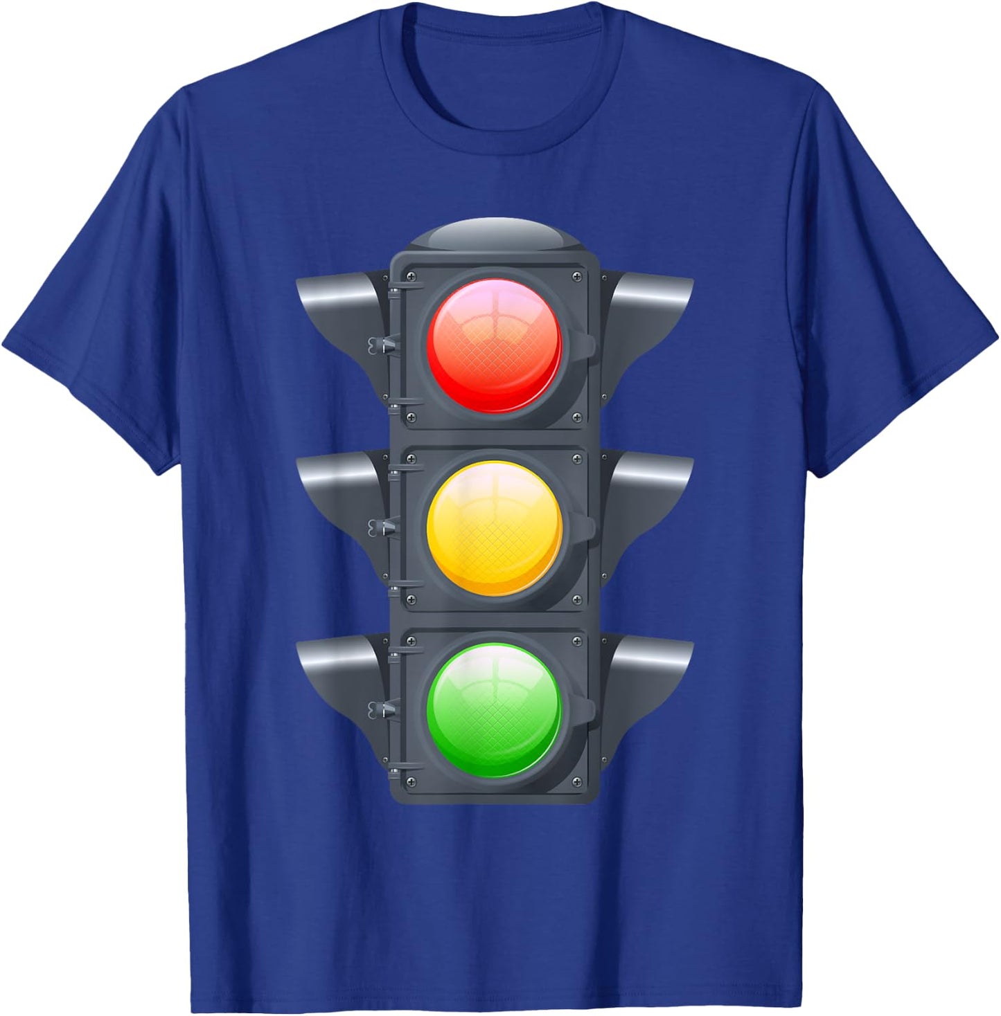 Green Traffic Light Signal Lover Stop Caution Go T Shirt T-Shirt - T-Shirt | Royal