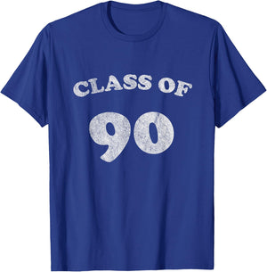 1990 Retro Class of 90 T-Shirt - T-Shirt | Royal